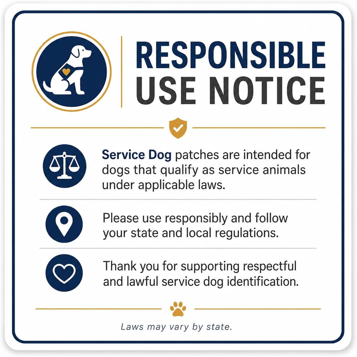Reflective Service Dog in Training Patches with Hook Backing for Service Animal Vests /Harnesses Large (6 X 2) Inch